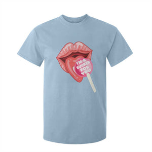 Valentine's Day T Shirt For Kid I'm A Sucker For You Candy Pop Lollipop TS09 Light Blue Print Your Wear