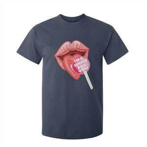 Valentine's Day T Shirt For Kid I'm A Sucker For You Candy Pop Lollipop TS09 Navy Print Your Wear