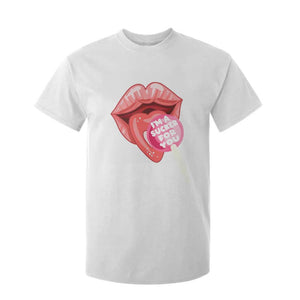 Valentine's Day T Shirt For Kid I'm A Sucker For You Candy Pop Lollipop TS09 White Print Your Wear