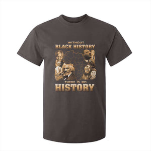 African Pride T Shirt For Kid Without Black History There Is No History TS09 Dark Chocolate Print Your Wear