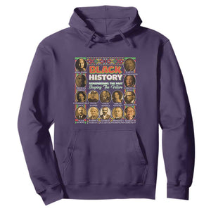 Black History Hoodie Remembering The Past Shaping The Future TS09 Purple Print Your Wear