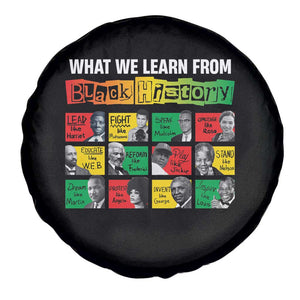 What We Learn From Black History Spare Tire Cover TS09 Print Your Wear