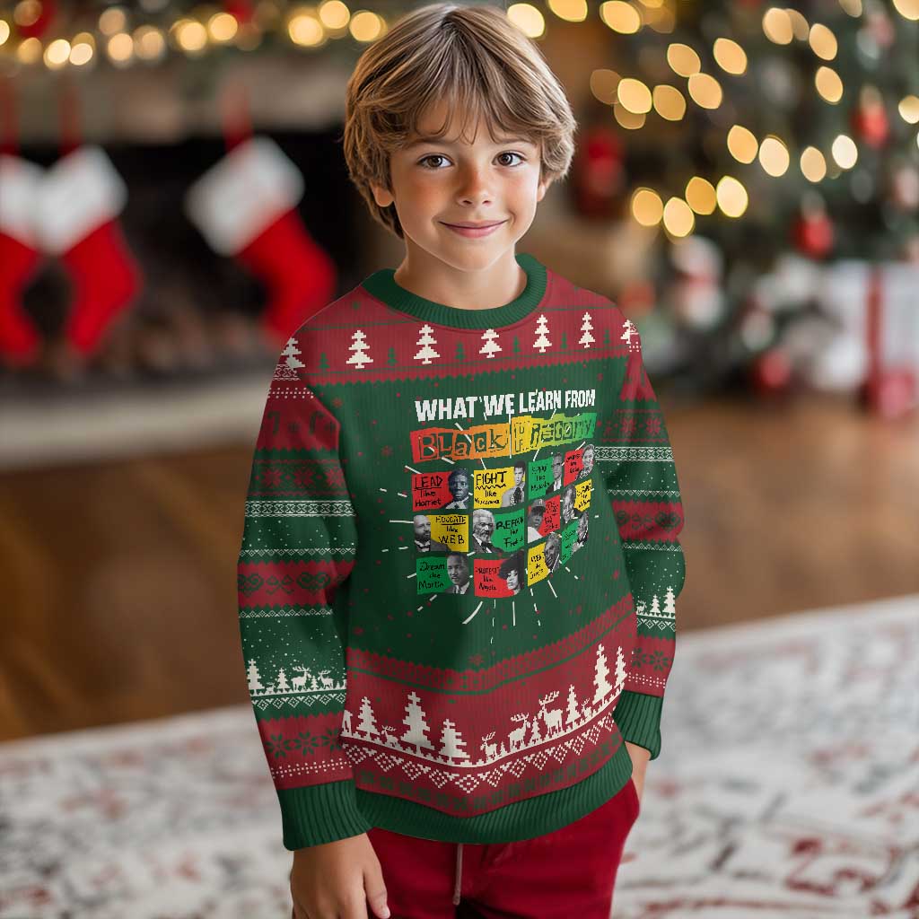 What We Learn From Black History Ugly Christmas Sweater TS09 Christmas Print Your Wear
