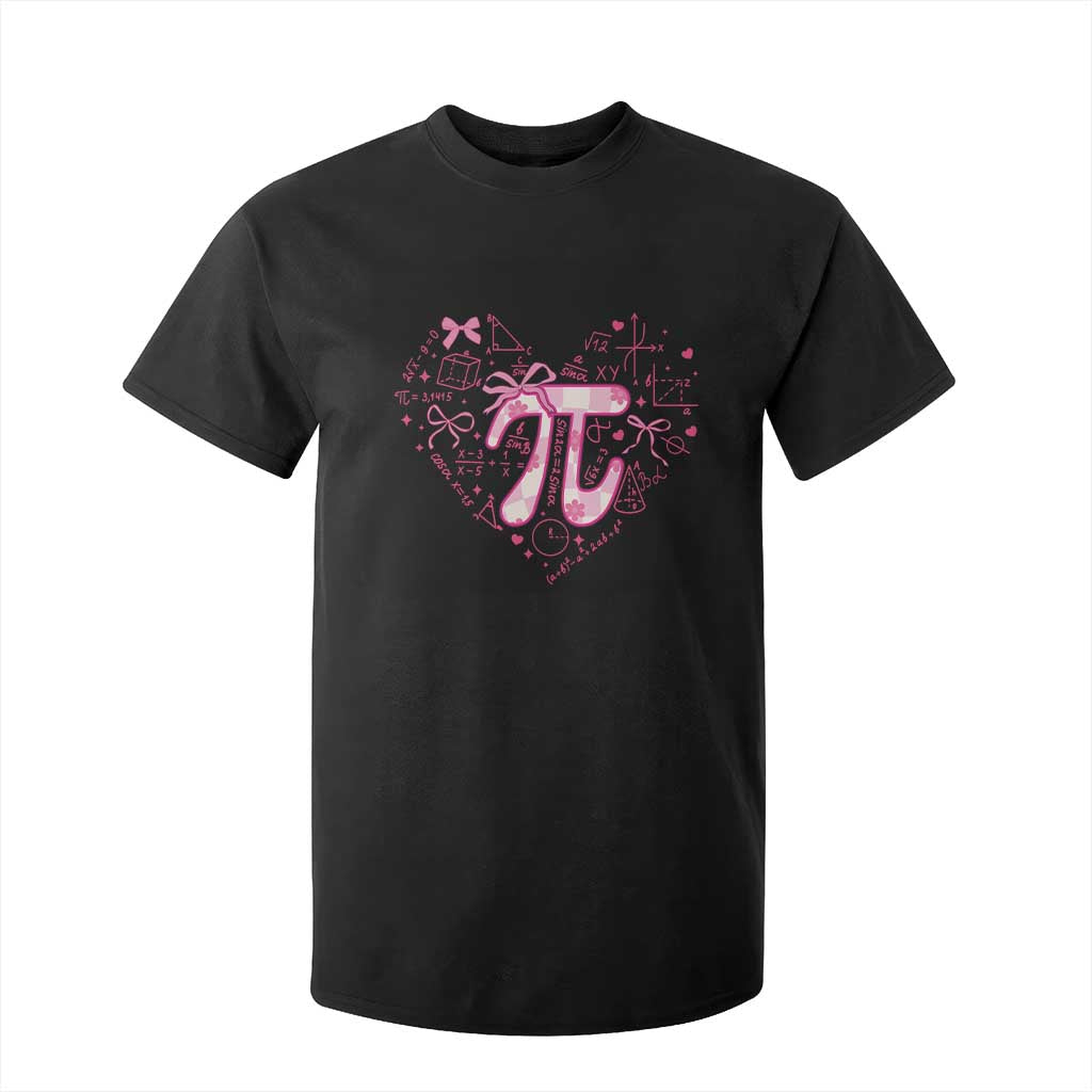 Coquette Pi Day T Shirt For Kid Cute Girl Math TS09 Black Print Your Wear