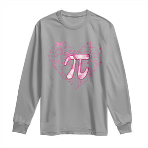 Coquette Pi Day Long Sleeve Shirt Cute Girl Math TS09 Sport Gray Print Your Wear