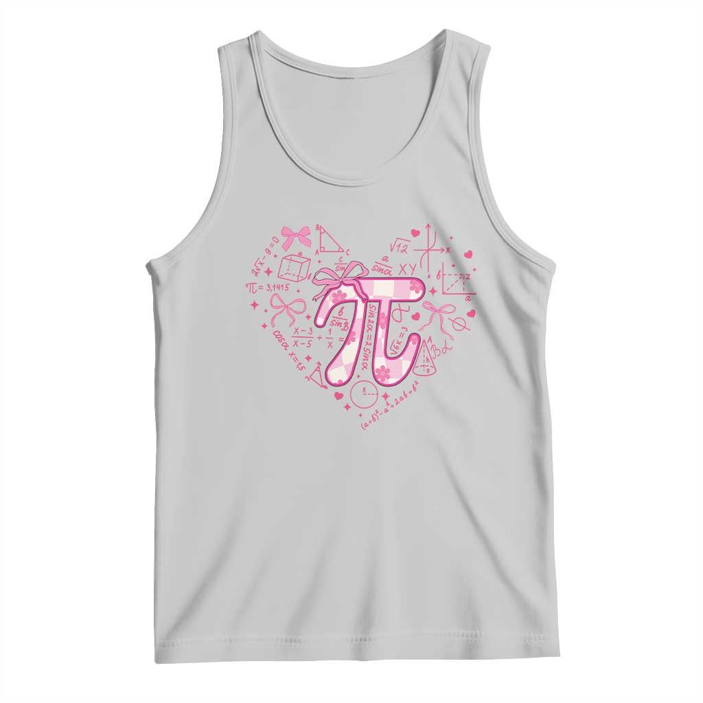 Coquette Pi Day Tank Top Cute Girl Math TS09 Ash Print Your Wear
