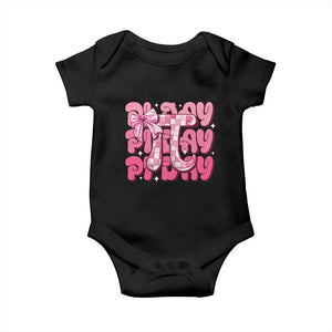 Coquette Pi Day Baby Onesie Math Lover Cute Girl Mathematician TS09 Black Print Your Wear