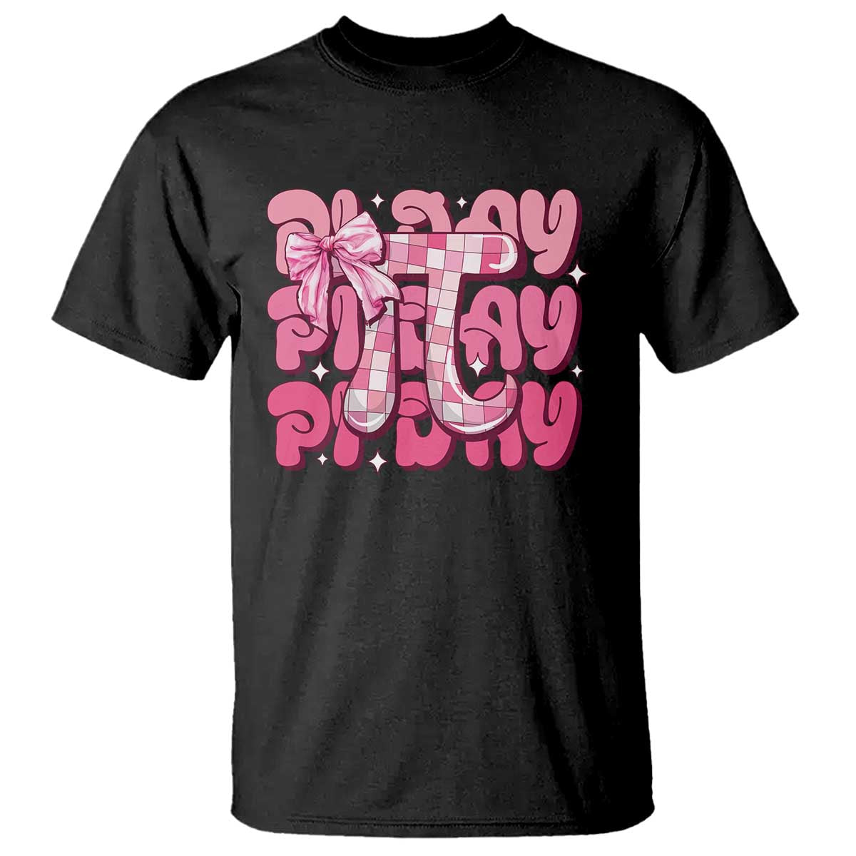 Coquette Pi Day T Shirt Math Lover Cute Girl Mathematician TS09 Black Print Your Wear
