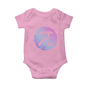 Math Lover Pi Day Baby Onesie TS09 Light Pink Print Your Wear