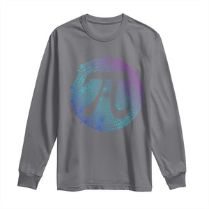 Math Lover Pi Day Long Sleeve Shirt TS09 Charcoal Print Your Wear