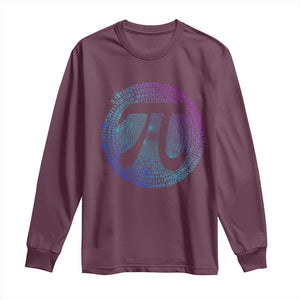 Math Lover Pi Day Long Sleeve Shirt TS09 Maroon Print Your Wear