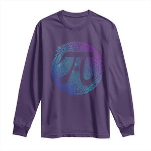 Math Lover Pi Day Long Sleeve Shirt TS09 Purple Print Your Wear