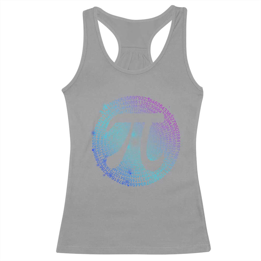 Math Lover Pi Day Racerback Tank Top TS09 Sport Gray Print Your Wear