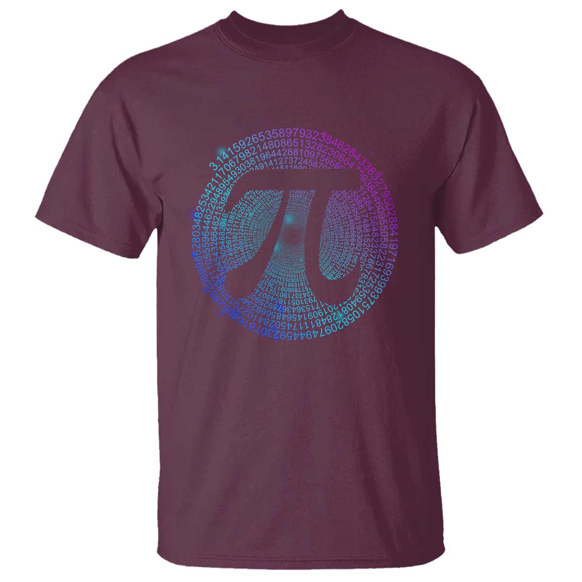 Math Lover Pi Day T Shirt TS09 Maroon Print Your Wear