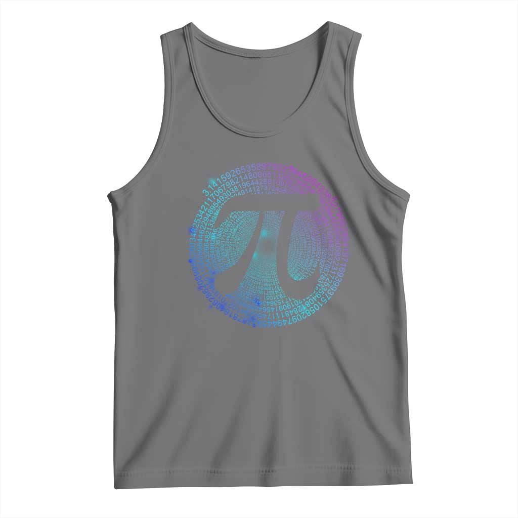 Math Lover Pi Day Tank Top TS09 Black Heather Print Your Wear