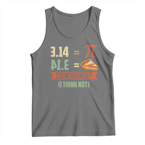 Funny Pi Day Tank Top Pi 3 14 Pie Coincidence Math Lover TS09 Black Heather Print Your Wear