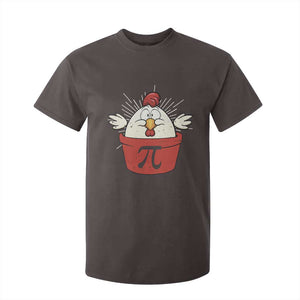 Funny Pi Day T Shirt For Kid Chicken Pot Pi Math Lover TS09 Dark Chocolate Print Your Wear