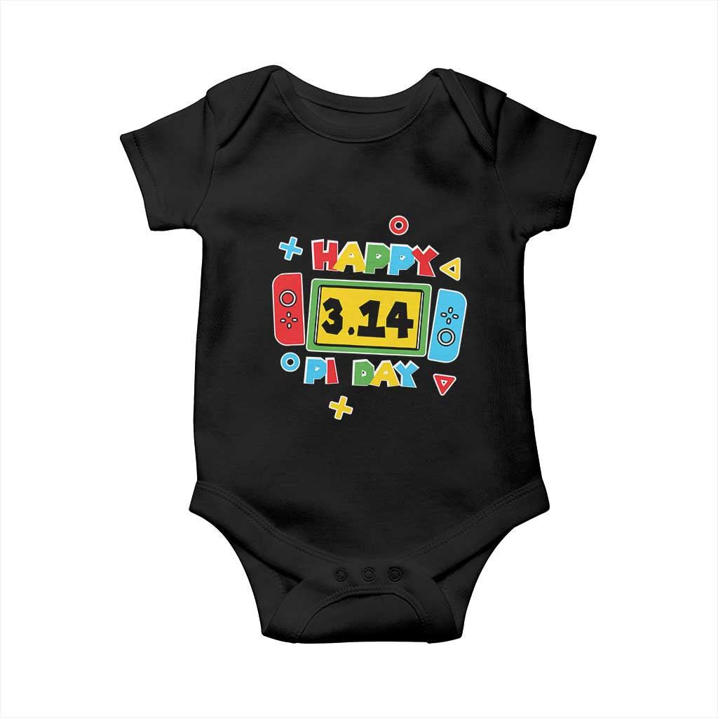 Funny Pi Day Baby Onesie Video Game Gamer Math Kids Boys Men TS09 Black Print Your Wear