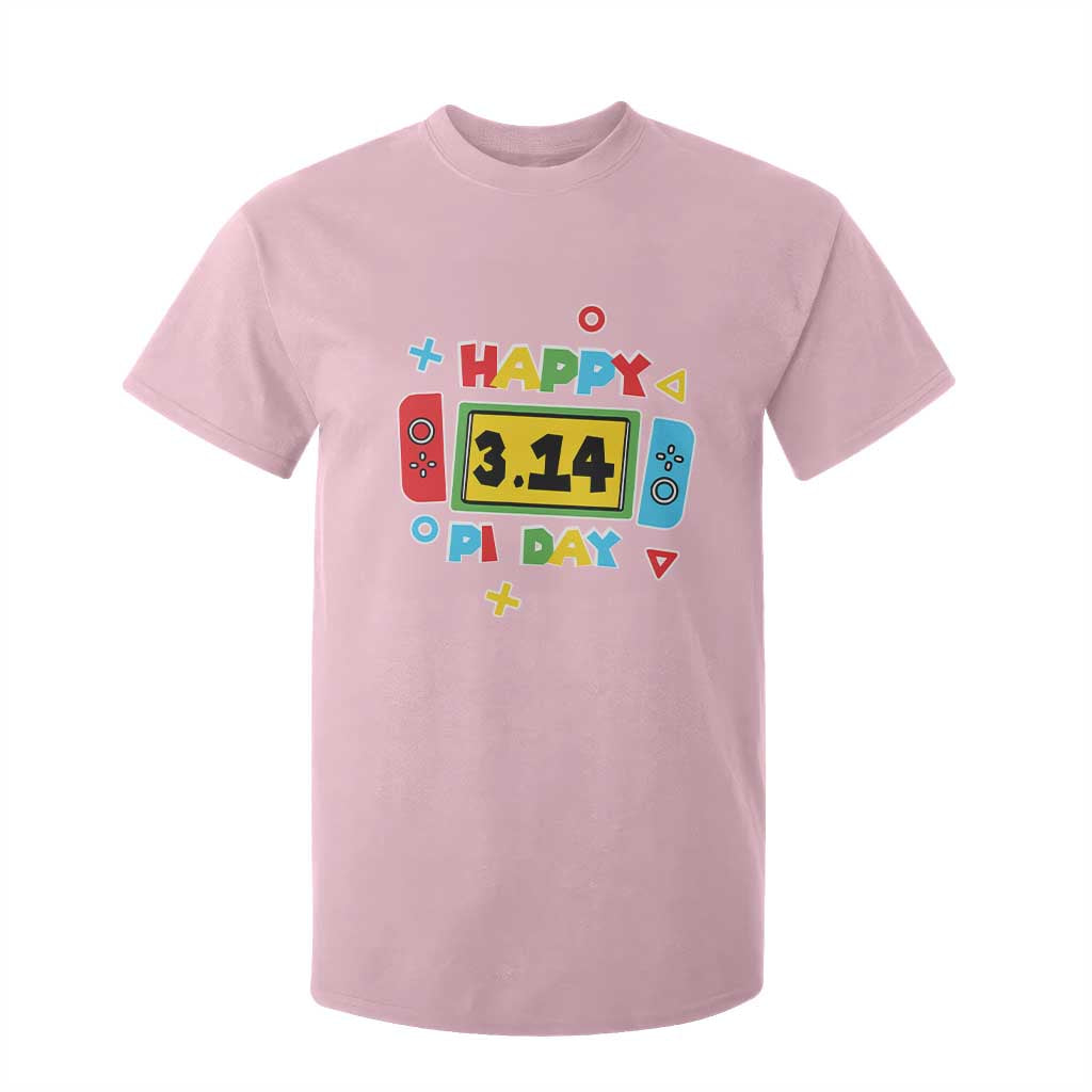 Funny Pi Day T Shirt For Kid Video Game Gamer Math Kids Boys Men TS09 Light Pink Print Your Wear