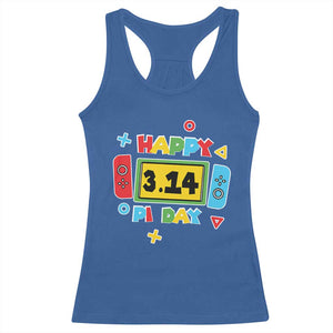Funny Pi Day Racerback Tank Top Video Game Gamer Math Kids Boys Men TS09 Royal Blue Print Your Wear