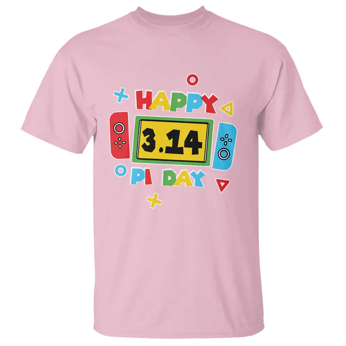 Funny Pi Day T Shirt Video Game Gamer Math Kids Boys Men TS09 Light Pink Print Your Wear