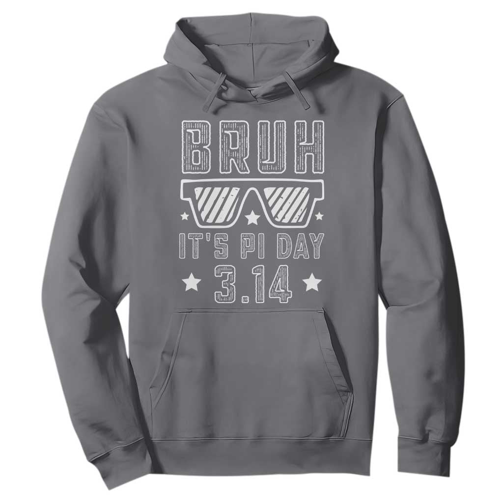 Funny Pi Day Hoodie Bruh It's Pi Day Math Lover TS09 Charcoal Print Your Wear