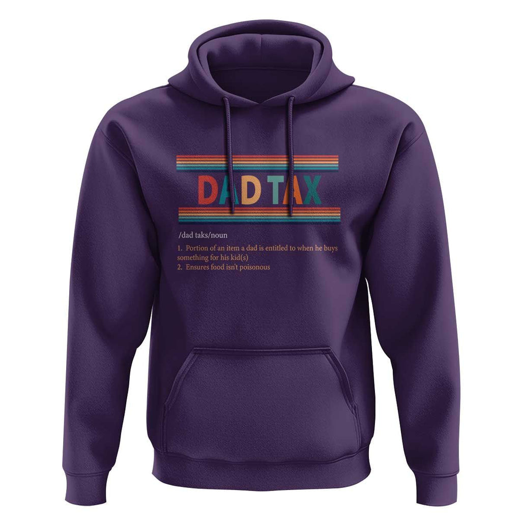 Funny Dax Tax Definition Hoodie Retro Father's Day TS09 Purple Print Your Wear