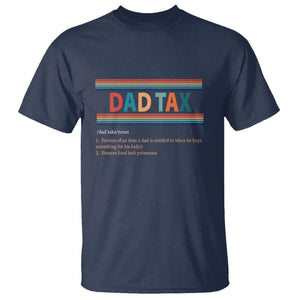 Funny Dax Tax Definition T Shirt Retro Father's Day TS09 Navy Print Your Wear