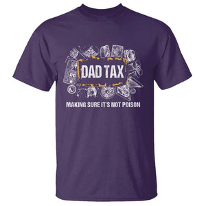 Dad Joke T Shirt Making Sure It's Not Poison Father's Day TS09 Purple Print Your Wear