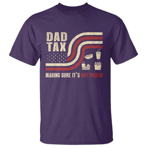 Dad Joke T Shirt Making Sure It's Not Poison USA Flag Patriotic Father's Day TS09 Purple Print Your Wear