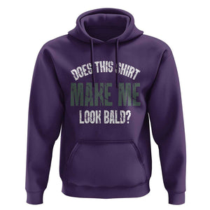 Funny Does This Shirt Make Me Look Bald Hoodie TS09 Purple Print Your Wear