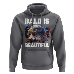 American Eagle Bald Is Beautiful Hoodie TS09 Charcoal Print Your Wear