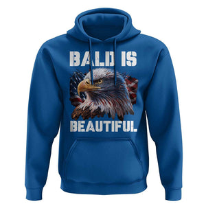 American Eagle Bald Is Beautiful Hoodie TS09 Royal Blue Print Your Wear