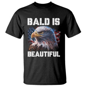 American Eagle Bald Is Beautiful T Shirt TS09 Black Print Your Wear