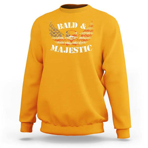 American Eagle Bald And Majestic Sweatshirt TS09 Gold Print Your Wear