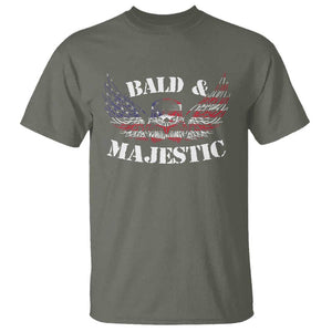 American Eagle Bald And Majestic T Shirt TS09 Military Green Print Your Wear