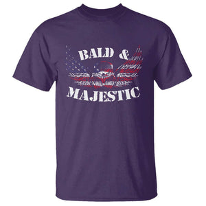 American Eagle Bald And Majestic T Shirt TS09 Purple Print Your Wear