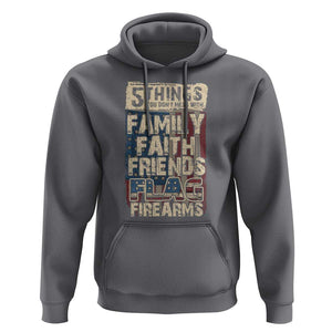 American Patriotic Hoodie 5 Things You Don't Mess With TS09 Charcoal Print Your Wear