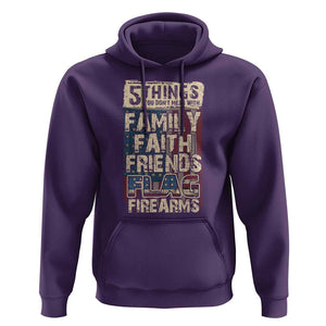 American Patriotic Hoodie 5 Things You Don't Mess With TS09 Purple Print Your Wear