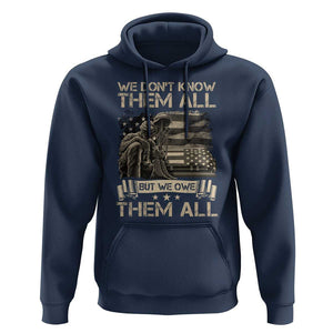 Veteran Hoodie We Don't Know Them All But We Owe Them All TS09 Navy Print Your Wear