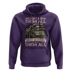 Veteran Hoodie We Don't Know Them All But We Owe Them All TS09 Purple Print Your Wear