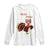 Thanksgiving Long Sleeve Shirt Funny Turkey Fake Meow Meow TS09 White Print Your Wear