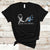 Pretty White Ribbon Butterfly Lung Cancer Awareness T Shirt TS09 Black Printyourwear