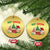 Hot Cocoa Gnomes Drink Hot Chocolate Watch Christmas Movies Christmas Ornament TS09 Circle Gold Print Your Wear