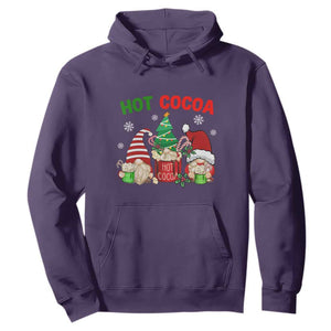 Hot Cocoa Gnomes Drink Hot Chocolate Watch Christmas Movies Hoodie TS09 Purple Print Your Wear