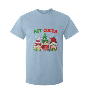 Hot Cocoa Gnomes Drink Hot Chocolate Watch Christmas Movies T Shirt For Kid TS09 Light Blue Print Your Wear