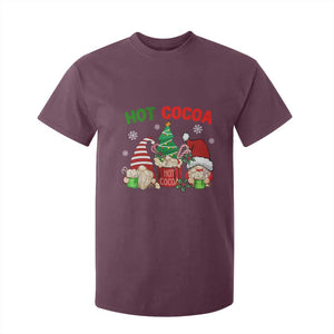 Hot Cocoa Gnomes Drink Hot Chocolate Watch Christmas Movies T Shirt For Kid TS09 Maroon Print Your Wear