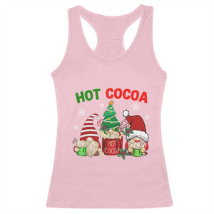 Hot Cocoa Gnomes Drink Hot Chocolate Watch Christmas Movies Racerback Tank Top TS09 Light Pink Print Your Wear