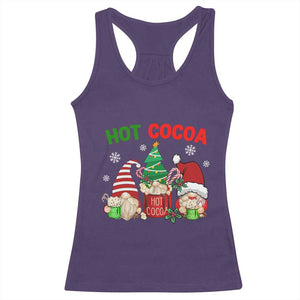 Hot Cocoa Gnomes Drink Hot Chocolate Watch Christmas Movies Racerback Tank Top TS09 Purple Print Your Wear