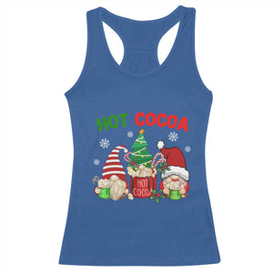 Hot Cocoa Gnomes Drink Hot Chocolate Watch Christmas Movies Racerback Tank Top TS09 Royal Blue Print Your Wear